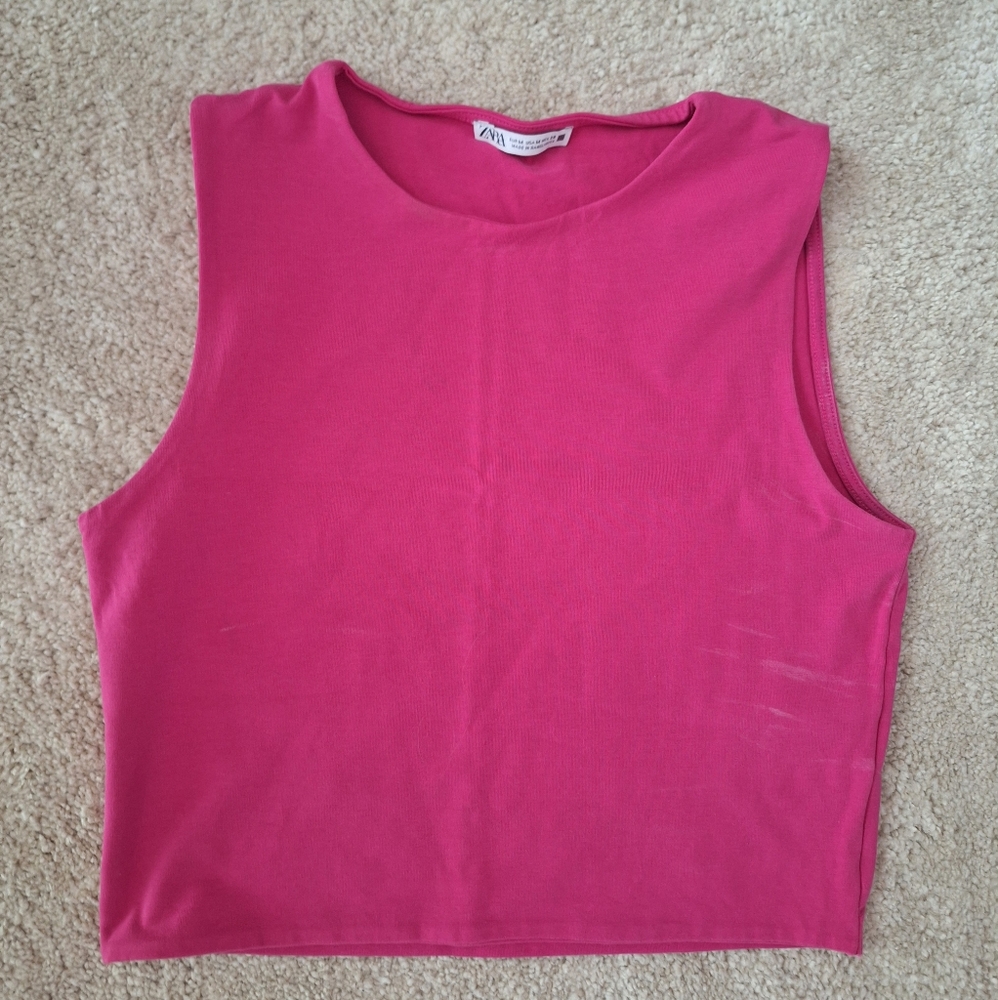 Zara Fuchsia Muscle Tee